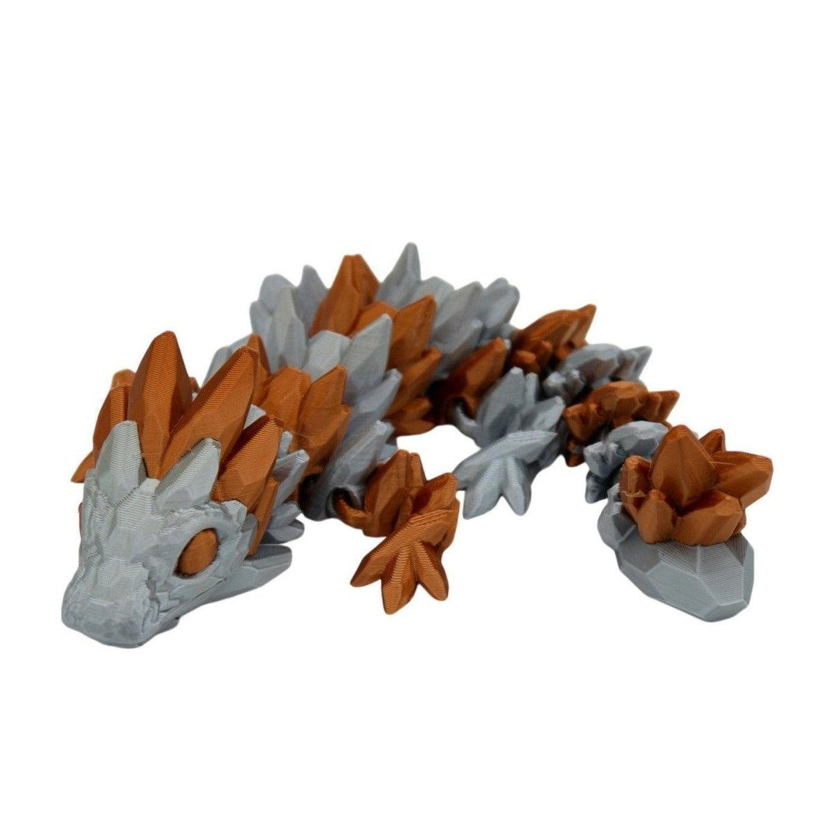 Multicolor Baby Gemstone Dragon Fidget Toy - 3D Printed Articulated Dragon - Alchemist Cards & Games