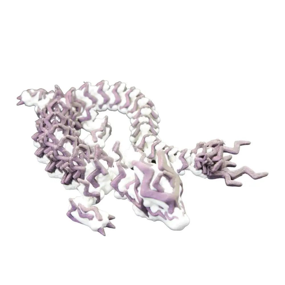 Abstract dragon sculpture.