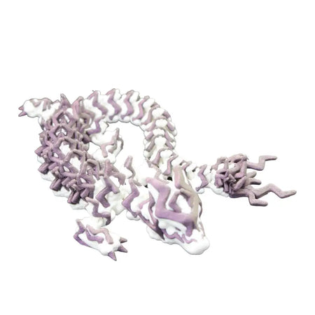 Abstract dragon sculpture.