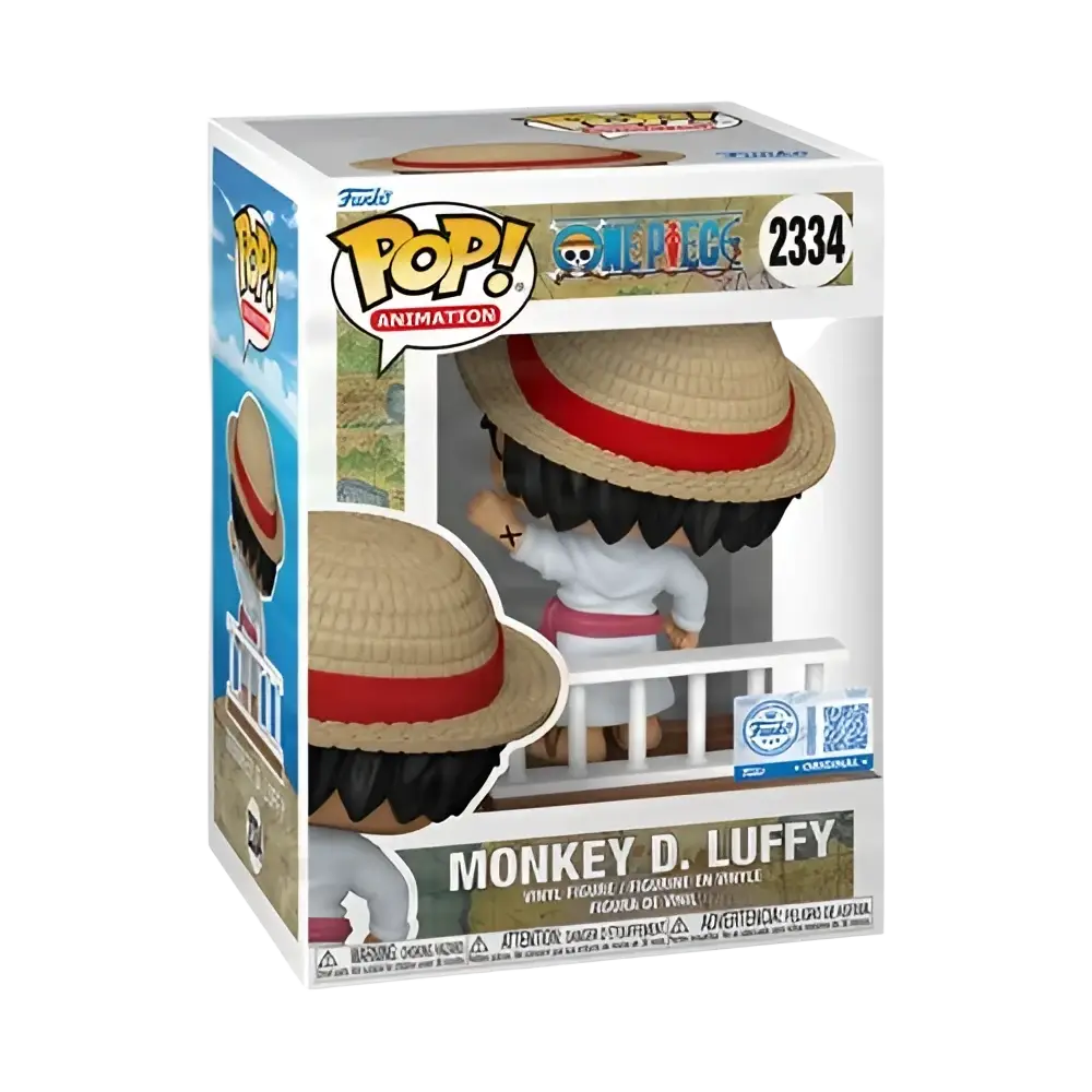 Beige straw hat with red band worn by one piece straw hat pirates monkey d luffy funko pop vinyl figure 2334
