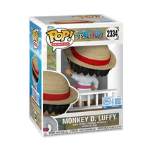 Beige straw hat with red band worn by one piece straw hat pirates monkey d luffy funko pop vinyl figure 2334