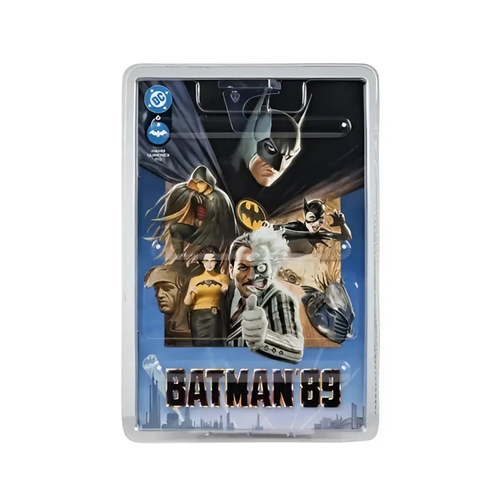 Page punchers w13 batman 89 7-inch action figure with glossy comic book cover clipboard featuring iconic characters