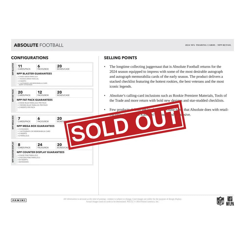 Product information sheet.