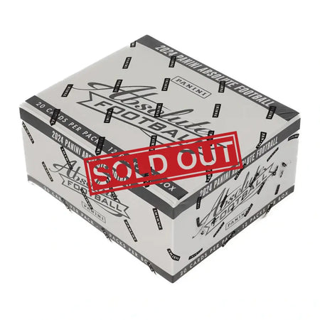 Sealed box of 2024 Panini Absolute Football cards.