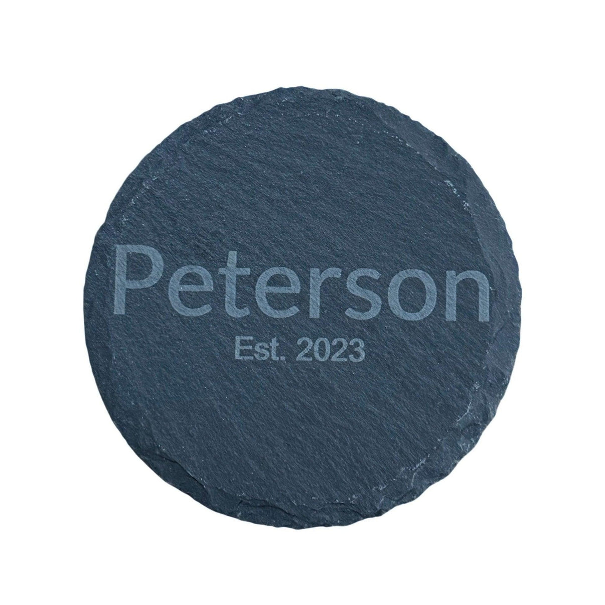Personalized Engraved Coaster, Slate Drink Coasters, Engraved Table Protection, Unique Gift