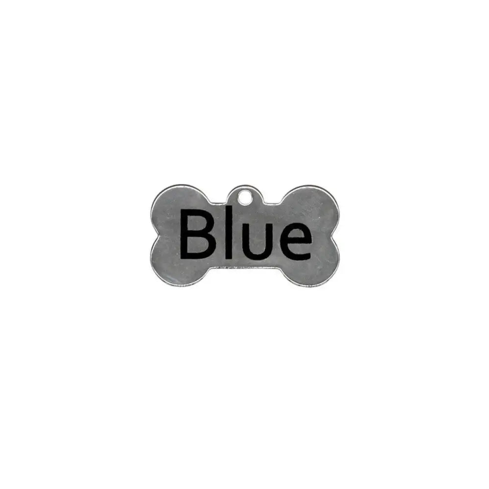 Bone-shaped pet tag.