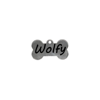 Personalized Stainless Steel Dog Tag, Engraved Pet ID Tag, Custom Deep Engraving, Customized Pet Necklace, Pet Lover Gift - Alchemist Cards & Games