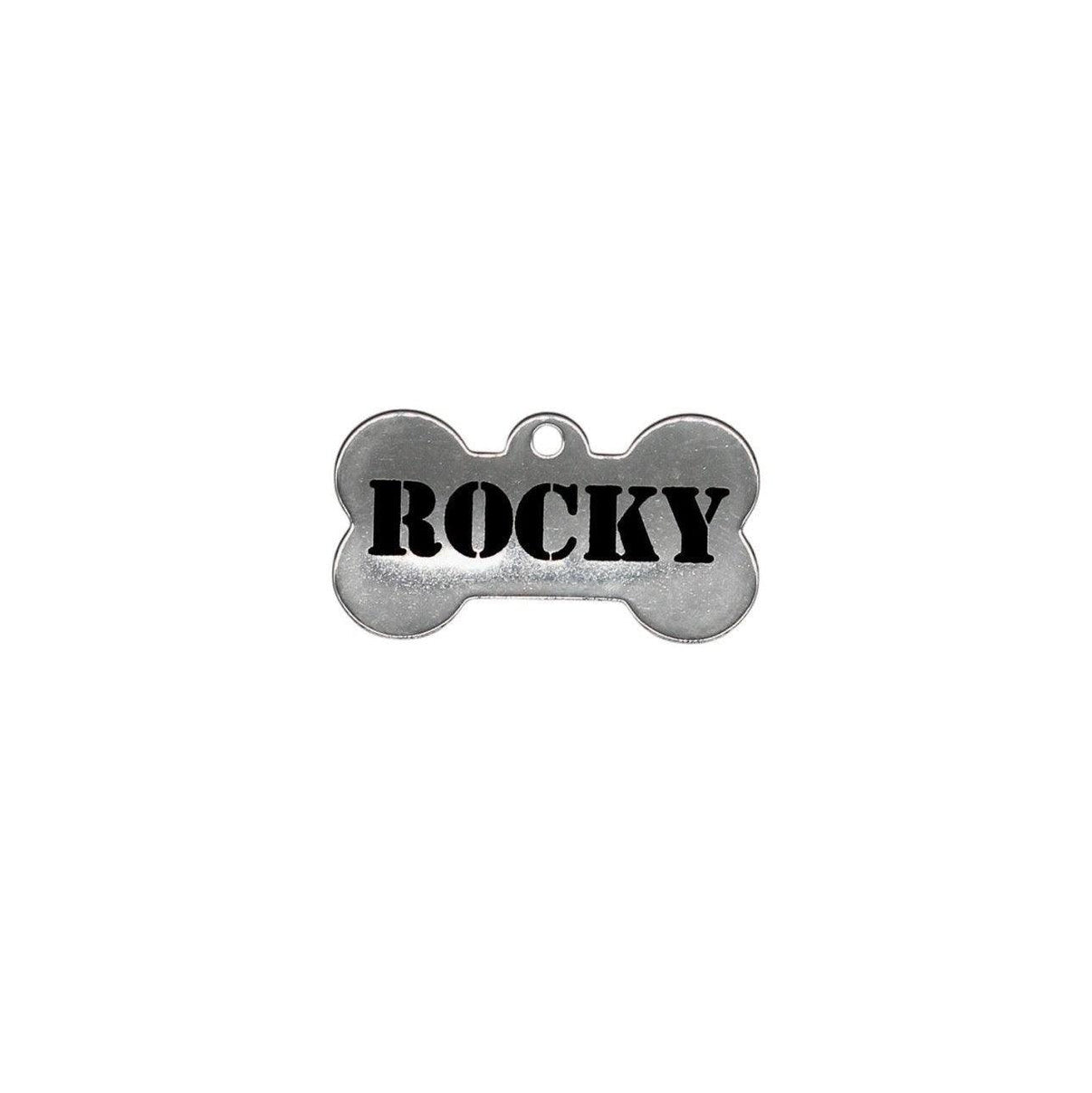 Personalized Stainless Steel Dog Tag, Engraved Pet ID Tag, Custom Deep Engraving, Customized Pet Necklace, Pet Lover Gift - Alchemist Cards & Games