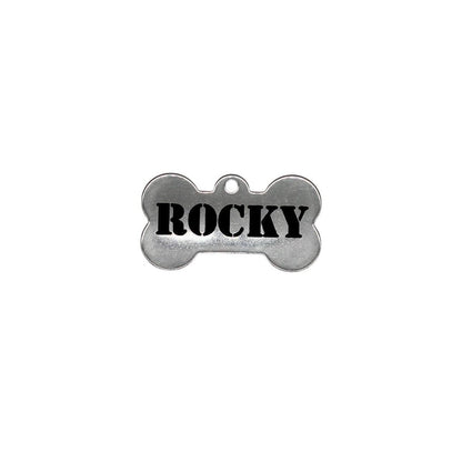 Personalized Stainless Steel Dog Tag, Engraved Pet ID Tag, Custom Deep Engraving, Customized Pet Necklace, Pet Lover Gift - Alchemist Cards & Games