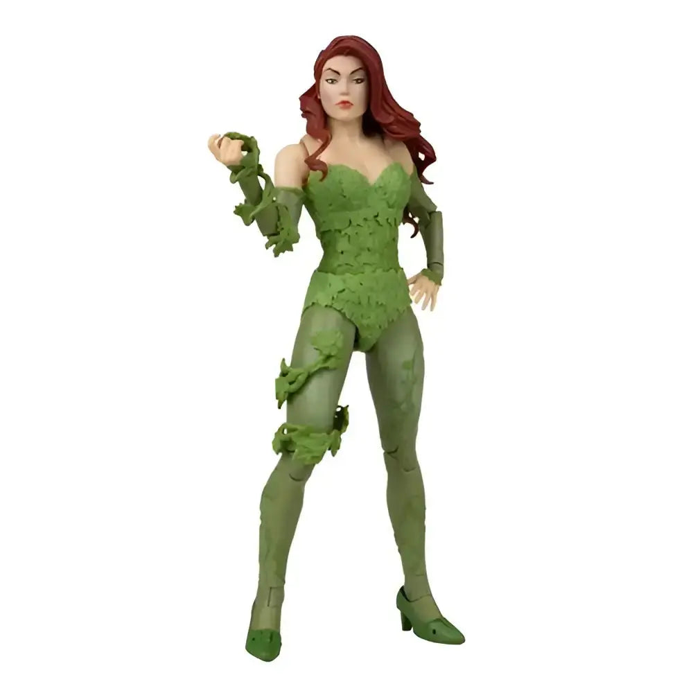 Poison ivy dc classic action figure with green vine-covered detailed sculpting and painted finish by mcfarlane