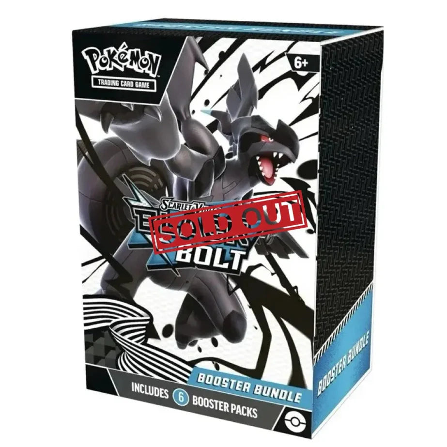 Pokémon TCG Scarlet & Violet Black Bolt Booster Bundle with 6 booster packs