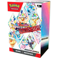 Pokémon Scarlet & Violet Prismatic Evolutions booster bundle.
