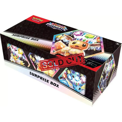 Pokémon Prismatic Evolutions Surprise Box.