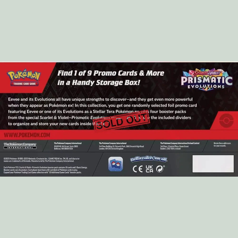 Pokémon trading card game product.