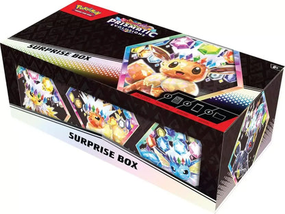 Pokémon Prismatic Evolutions Surprise Box.