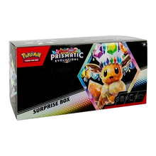Pokémon Prismatic Evolutions surprise box.