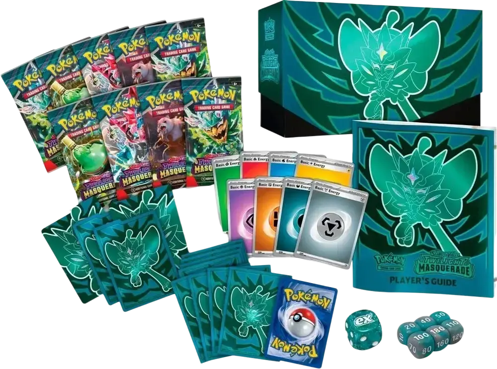 A Pokemon Trading Card Game Elite Trainer Box set.