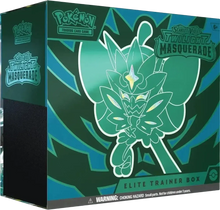 Pokémon TCG Scarlet & Violet Twilight Masquerade Elite Trainer Box.
