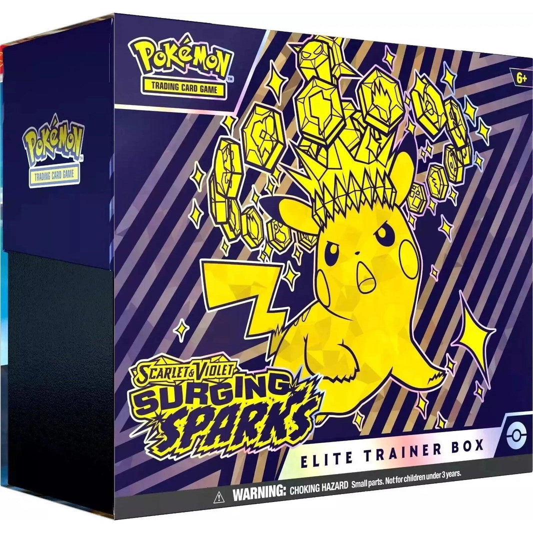 Pokemon Surging Sparks Elite Trainer Box - Alchemist Cards & Games
