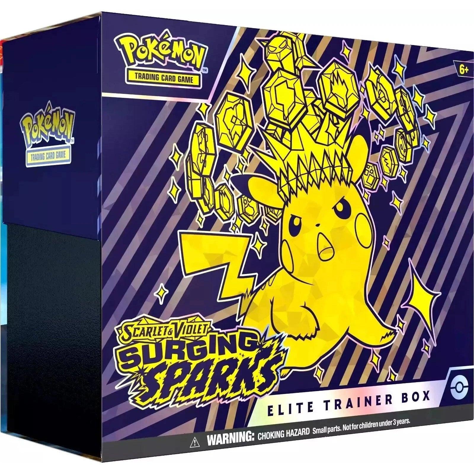 Pokemon Surging Sparks Elite Trainer Box - Alchemist Cards & Games