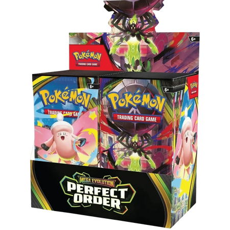 Pokémon Trading Card Game: Mega Evolution Perfect Order Booster Display
