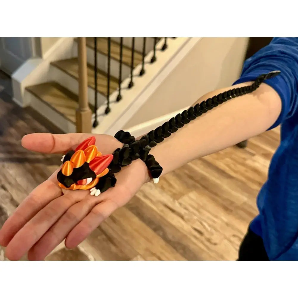 Articulated dragon toy.