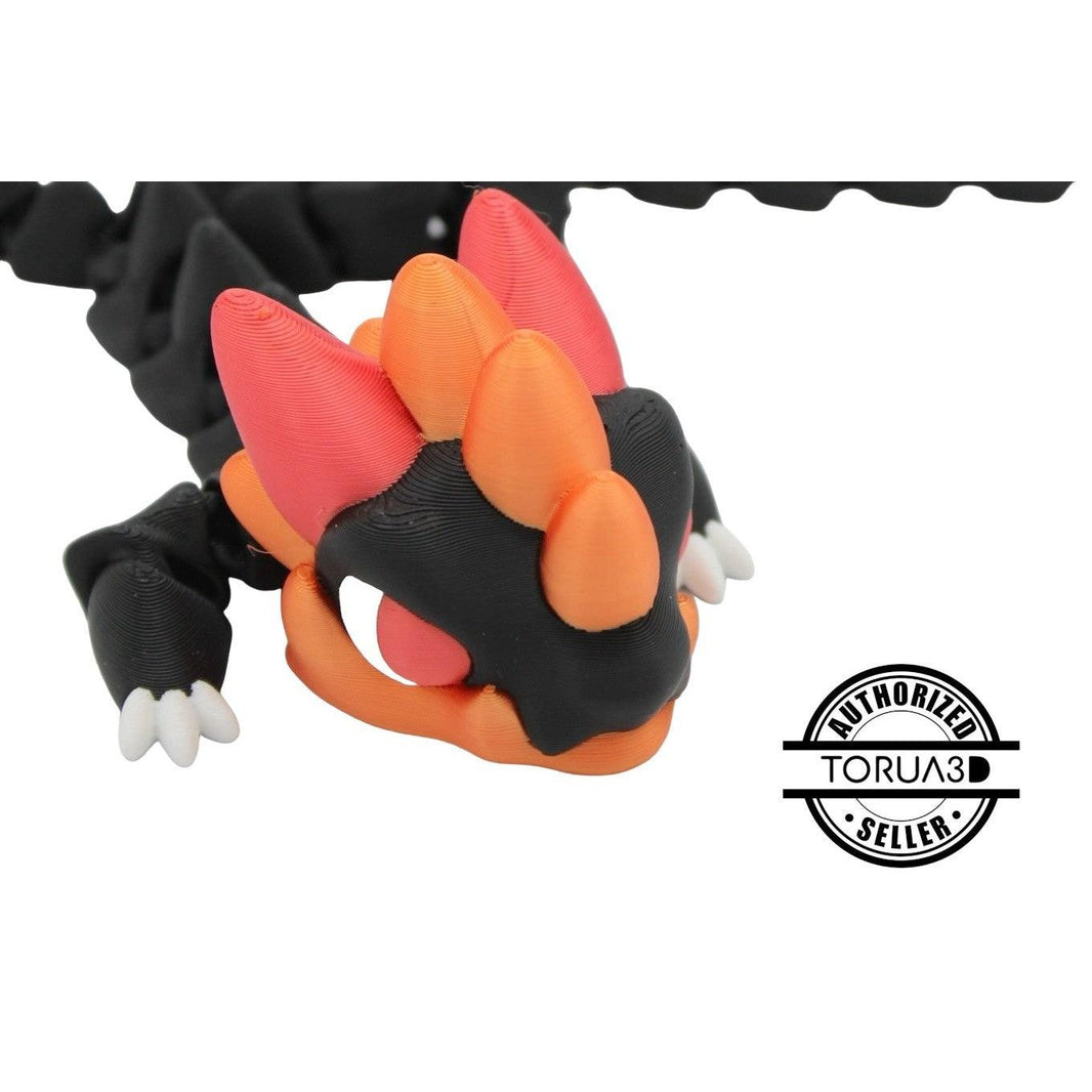 Punk Dragon Fidget Toy - 3D Printed Articulated Dragon - Alchemist Cards & Games