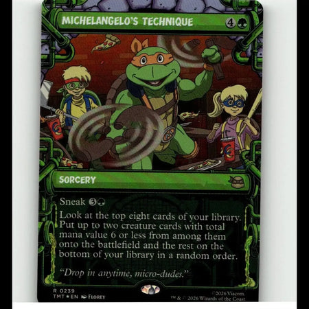 Raphael's Technique (Showcase) Teenage Mutant Ninja Turtles Foil 0237