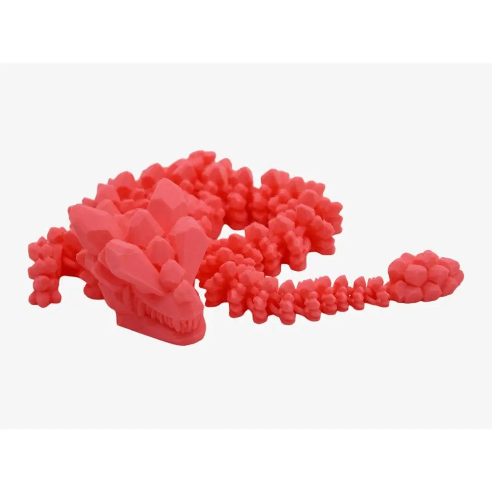 Red crystal dragon figurine.