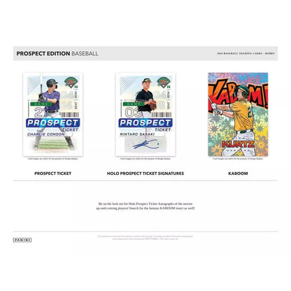 2024 Panini Prospect Baseball Edition Hobby Box - Alchemist Cards & Games