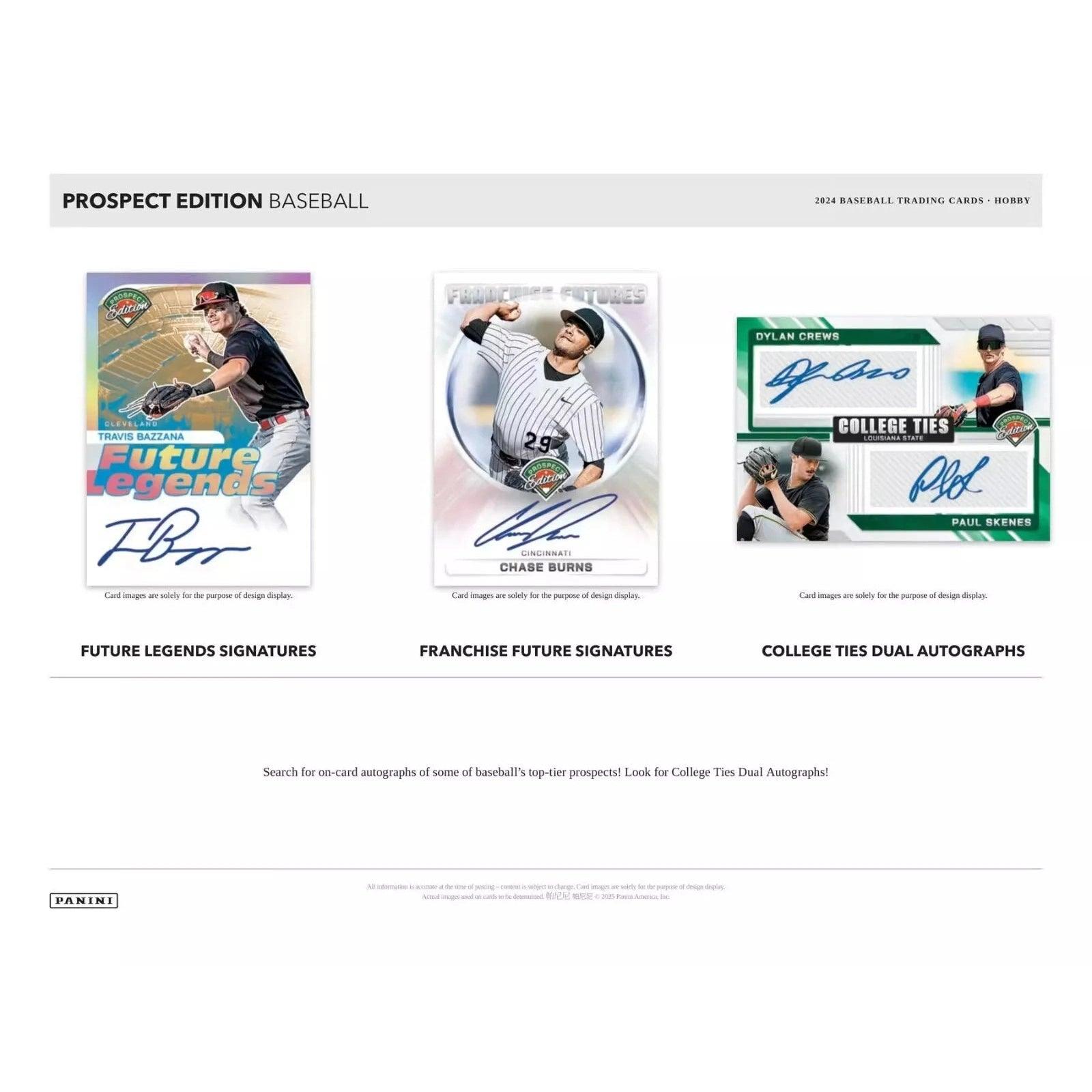 2024 Panini Prospect Baseball Edition Hobby Box - Alchemist Cards & Games