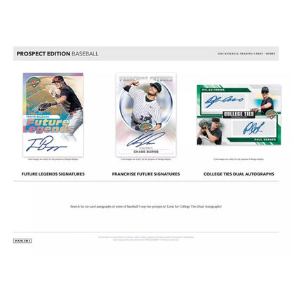 2024 Panini Prospect Baseball Edition Hobby Box - Alchemist Cards & Games