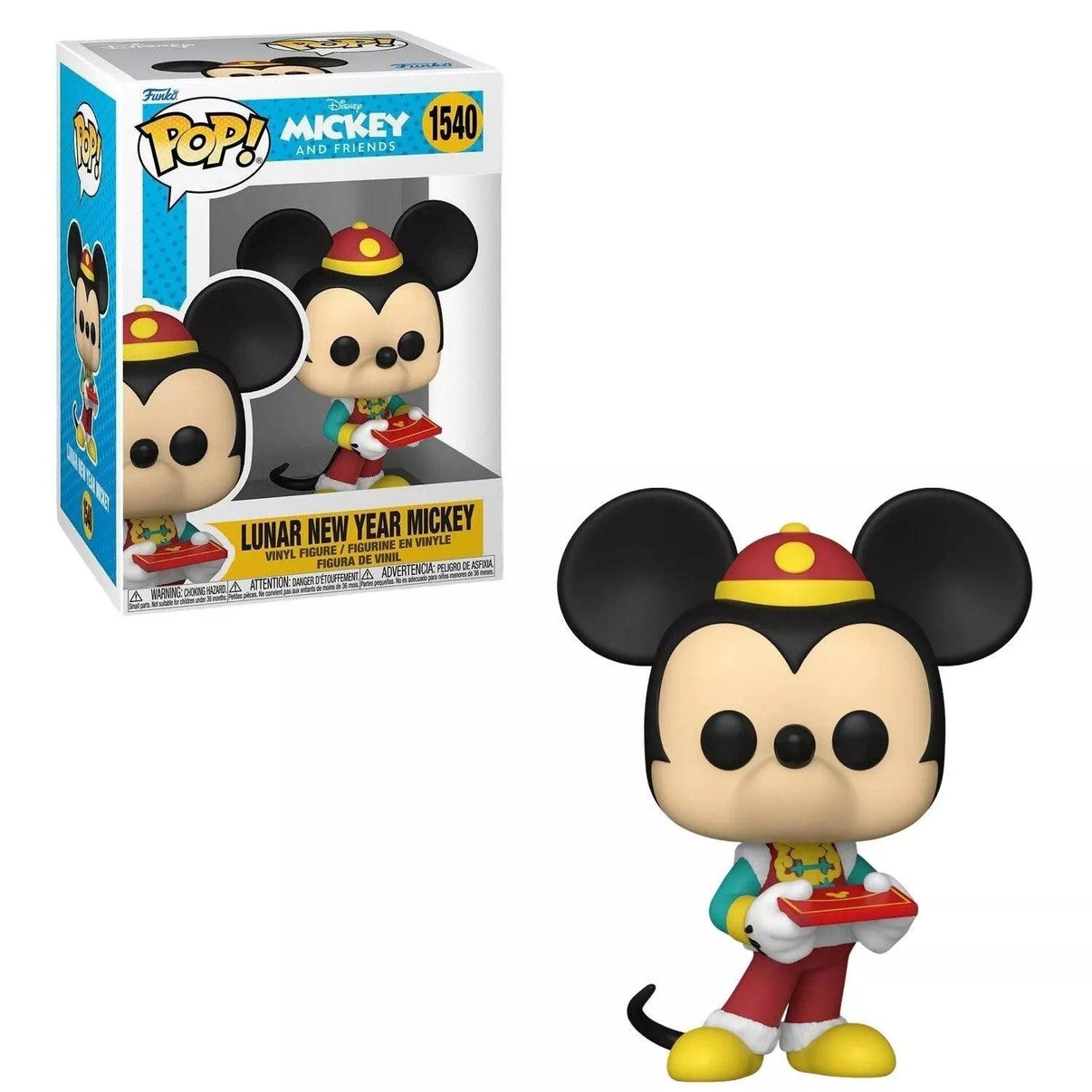 Funko Pop! Disney: Mickey and Friends - Lunar New Year Mickey 1540 - Alchemist Cards & Games