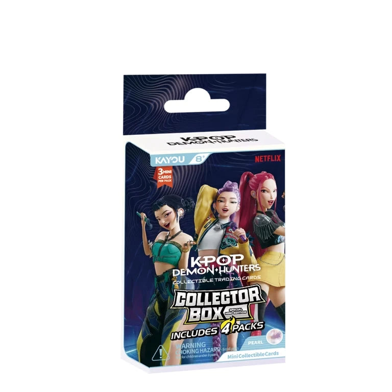 KPop Demon Hunters Special Mini Edition Premium Collector Box Collectible Trading Card 4-Pack