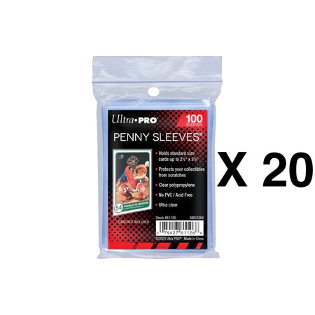 2000 Count Ultra PRO 2.5" x 3.5" Penny Sleeves Standard - Pokemon, Magic, Sports