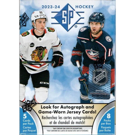2023-24 Upper Deck NHL SP Hockey Trading Card Blaster Box
