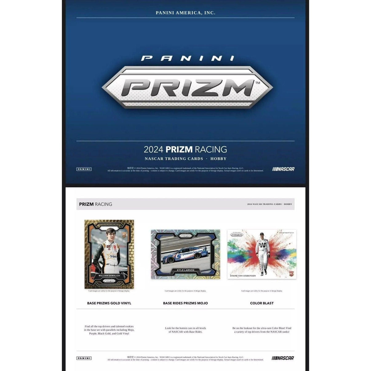 2024 Panini Prizm NASCAR Racing Hobby Box - Alchemist Cards & Games