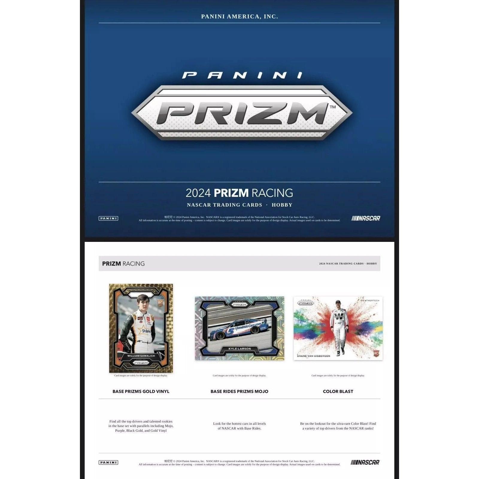 2024 Panini Prizm NASCAR Racing Hobby Box - Alchemist Cards & Games
