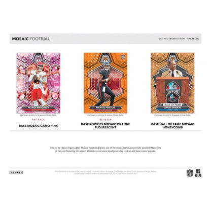 2024 NFL Mosaic Football Trading Cards Blaster Box