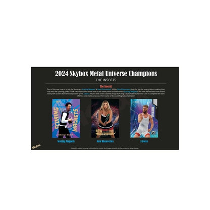 2024 Upper Deck Skybox Metal Universe Champions Trading Card Blaster Box