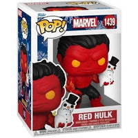 Marvel Holiday Red Hulk with Snowman Funko Pop! Vinyl Figure #1439