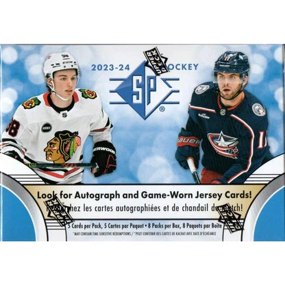 2023-24 Upper Deck NHL SP Hockey Trading Card Blaster Box