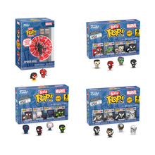 Spider-Man Web Funko Bitty Pop! Display Bundle with Spider-Woman, Spider-Man & other Marvel Bitty Pop! 4-packs by Funko.