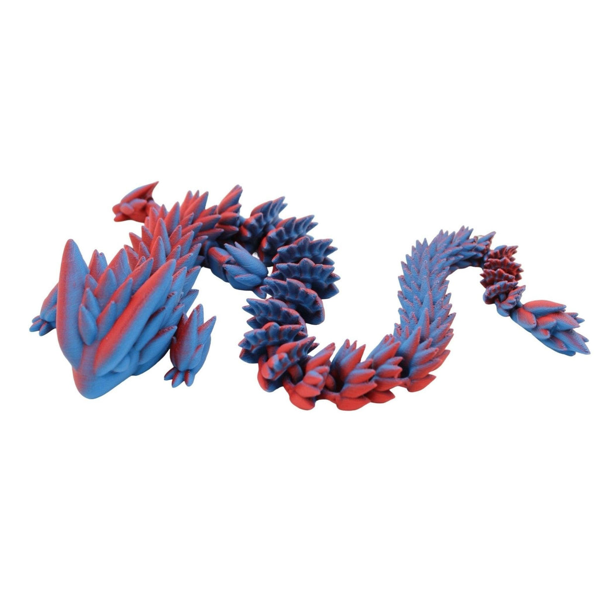 Spiky Dragon Fidget Toy - 3D Printed Articulated Dragon - Alchemist Cards & Games