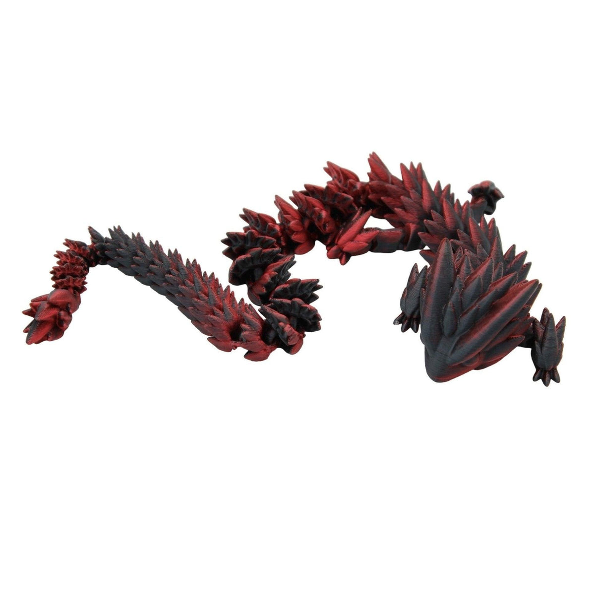 Spiky Dragon Fidget Toy - 3D Printed Articulated Dragon - Alchemist Cards & Games
