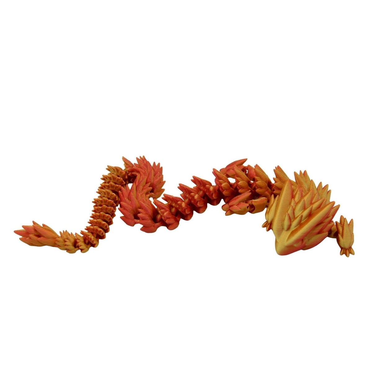 Spiky Dragon Fidget Toy - 3D Printed Articulated Dragon - Alchemist Cards & Games