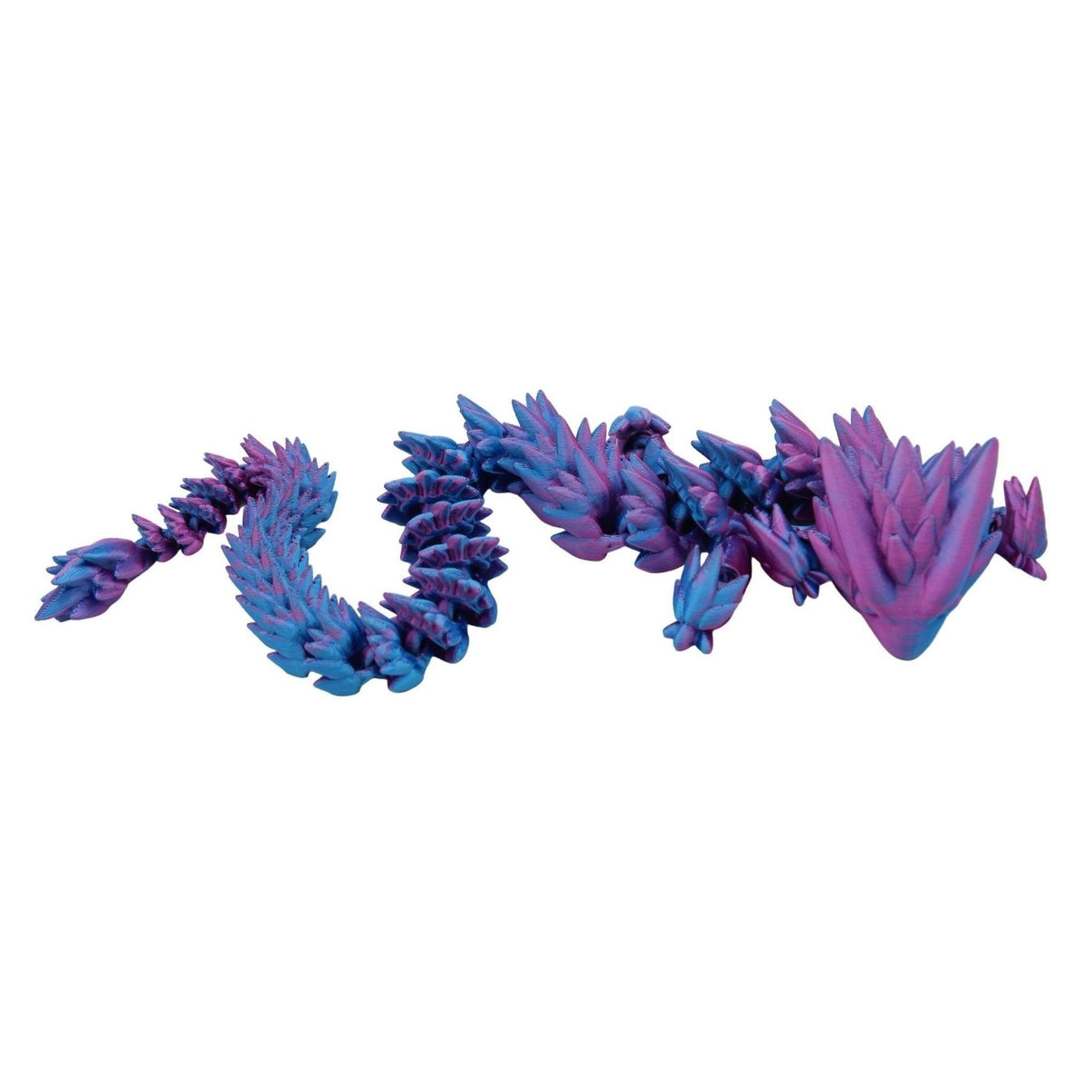 Spiky Dragon Fidget Toy - 3D Printed Articulated Dragon - Alchemist Cards & Games