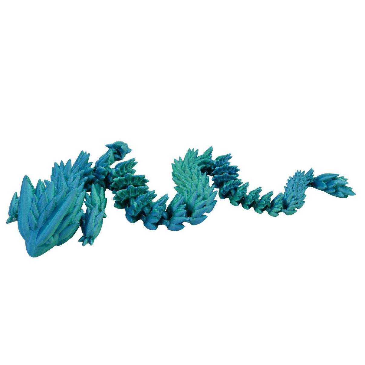 Spiky Dragon Fidget Toy - 3D Printed Articulated Dragon - Alchemist Cards & Games