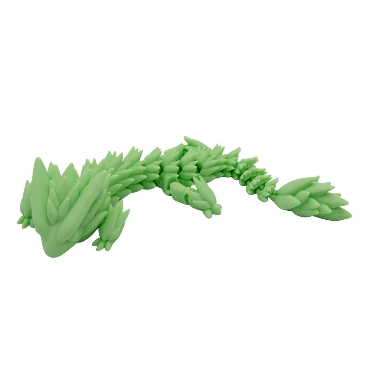 Spiky Dragon Fidget Toy - 3D Printed Articulated Dragon - Alchemist Cards & Games