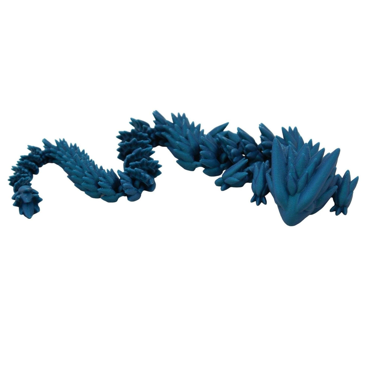 Spiky Dragon Fidget Toy - 3D Printed Articulated Dragon - Alchemist Cards & Games